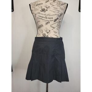 Reebok Womens Tennis Skirt Vtg 90s Y2K Black Pleated Mini Athletic Sport